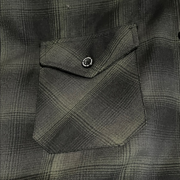 DIXXON Black Plaid Dress Shirt - Picture 3 of 10